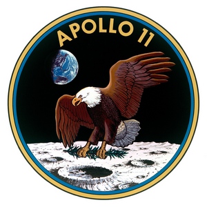 L'aigle, écusson de la mission Apollo 11