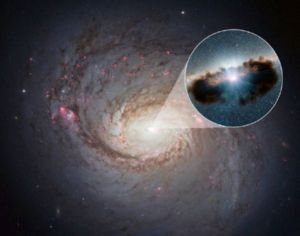 Trou noir central  de la galaxie NGC 1068